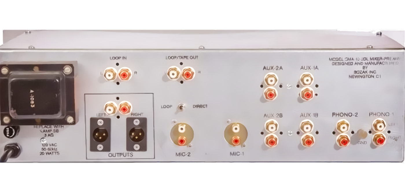 Bozak CMA-10-2DL-Silver | DJ Rotary Mixers | DJ Backline Rentals